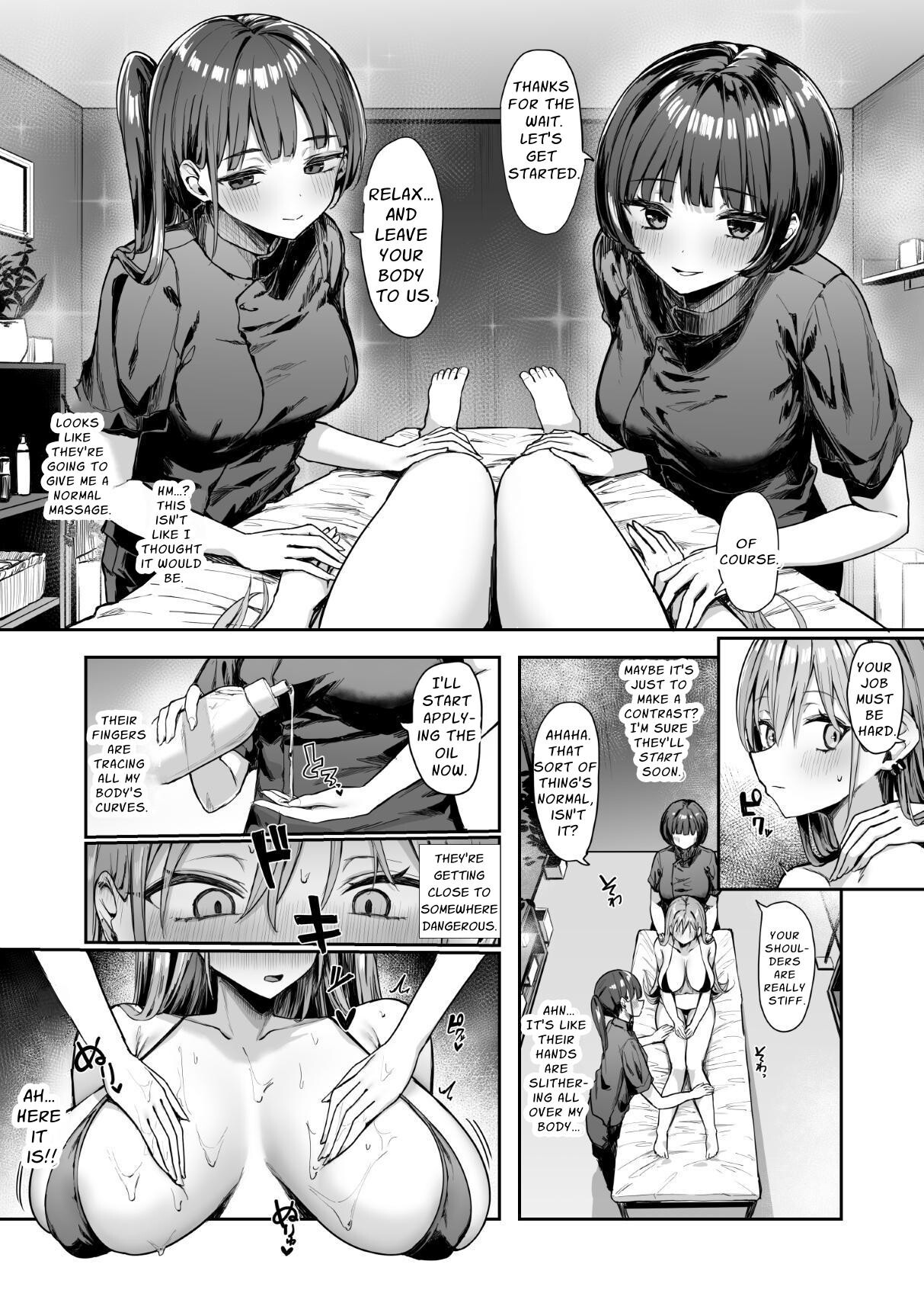 Hentai Manga Comic-Nana's Oil Massage Nipple Development Record-Read-6
